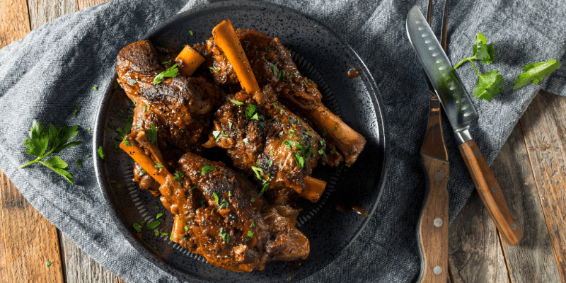 Part of Lamb is Shank